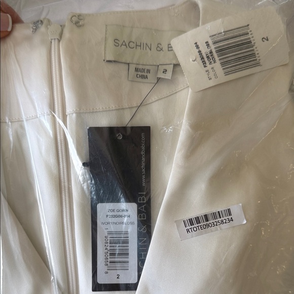 Sachin + Babi Black Maxi Skirt with Pink Floral Print and Belt - Picture 9 of 10